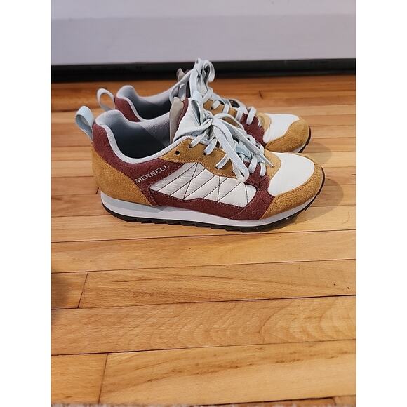 MERRELL Alpine Tan Multicolor Sneaker Gym Shoe Walking Comfort Size 7M READ - Picture 3 of 9